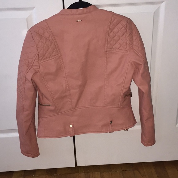 pink (fake leather) jacket - Picture 2 of 3